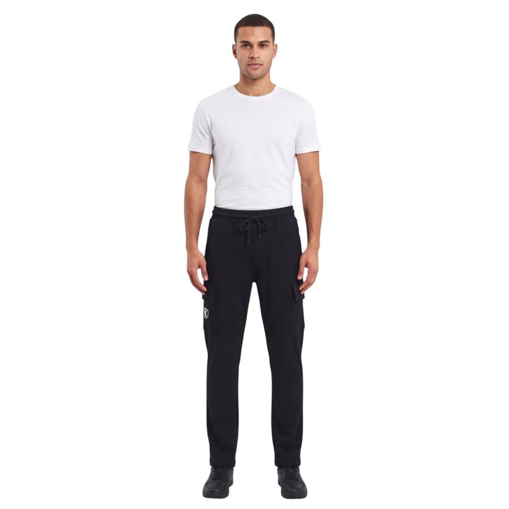 Akademiks XL Gray Cargo Pants with Stretch Drawstring